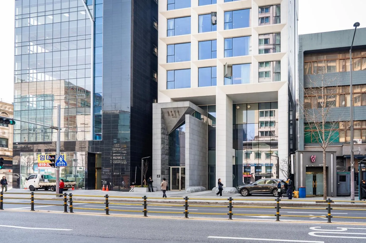 Blueground Id17 Nonhyeon City View Ac Sel-17 Soul Jižní Korea